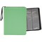 Trading Card Binder with 9-Pocket Plastic Sleeves, Zipper Organizer for 360 TCG Cards (Green)